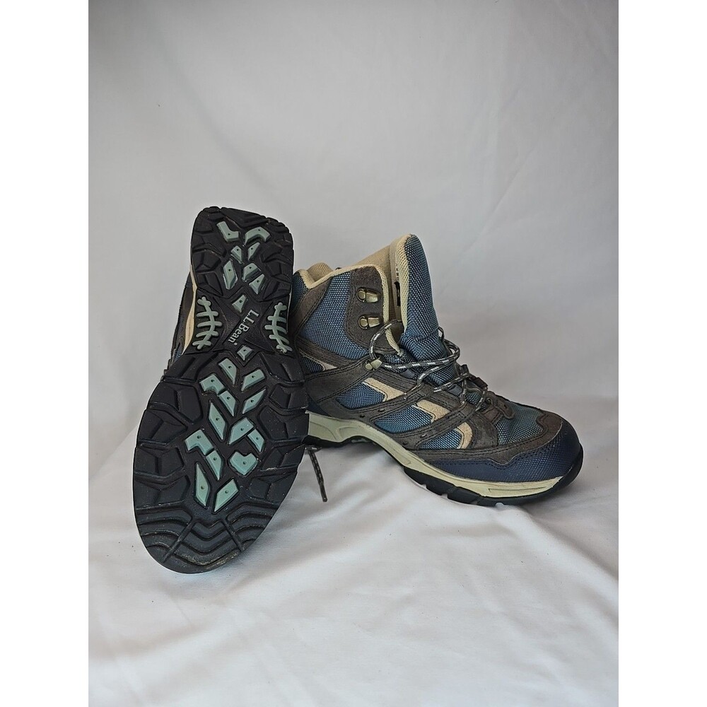 Womens L.L. Bean Knife Edge Boots Size 9 Vibram High Top Dri Tek2.5 Waterproof